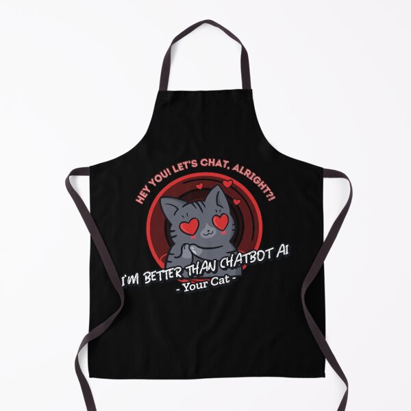 Item preview, better than chatbot AI - cat in love designed and sold by PositiveIdeas.