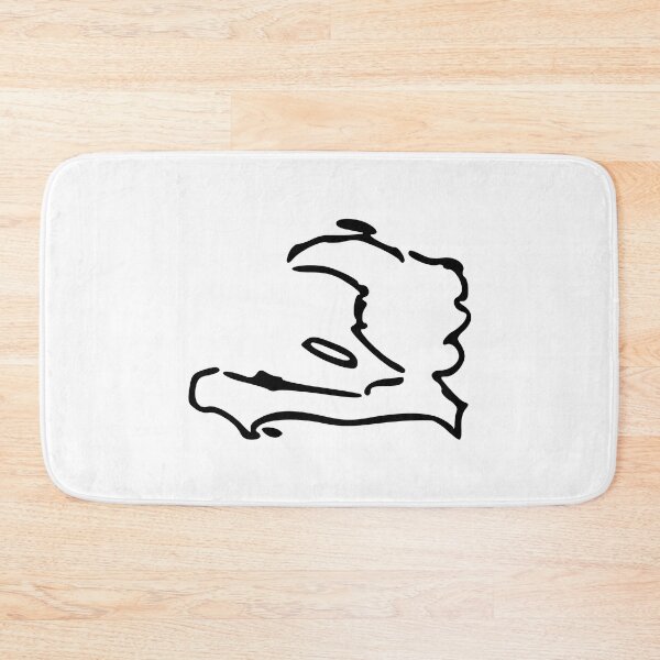Item preview, Haiti (Ayiti) Minimalistic Country Outline designed and sold by Natamus.
