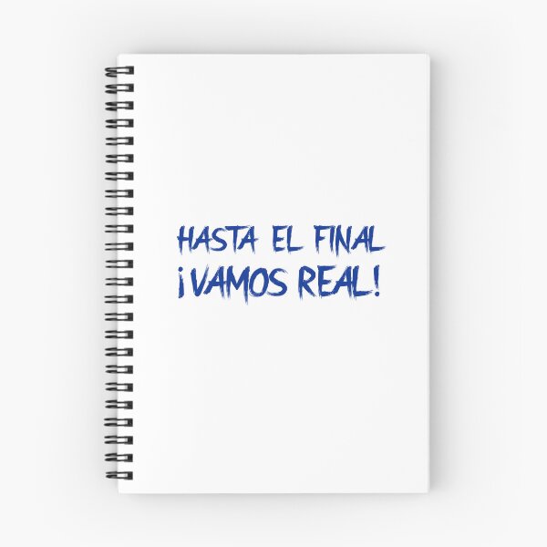 Item preview, Hasta el Final ¡Vamos Real! Blue designed and sold by VRedBaller.