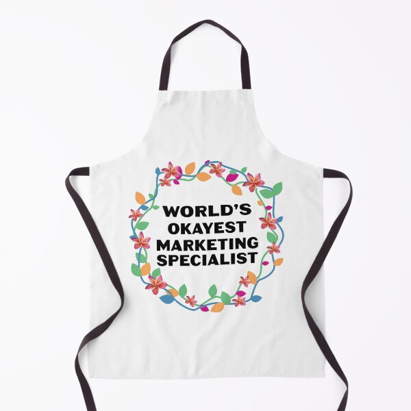 Item preview, Worlds okayest marketing specialist, dark text, funny marketing specialist job ,marketing specialist humor, marketing specialist joke,meme, designed and sold by SGS-.