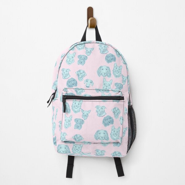Item preview, Dog Portrait Pattern (Pink Background) designed and sold by Adam Regester.