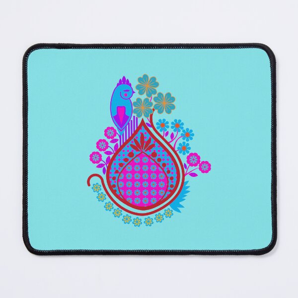 Item preview, Bird in an Indian Garden Floral Ethnic Design designed and sold by Anna Lemos.