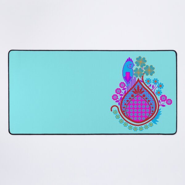 Item preview, Bird in an Indian Garden Floral Ethnic Design designed and sold by Anna Lemos.
