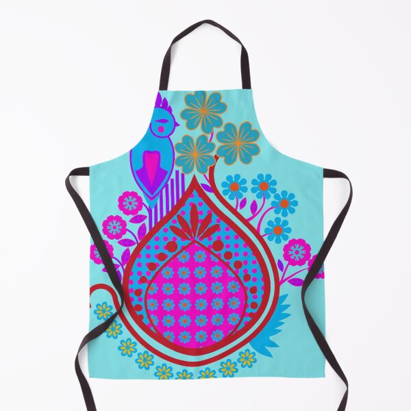 Item preview, Bird in an Indian Garden Floral Ethnic Design designed and sold by Anna Lemos.