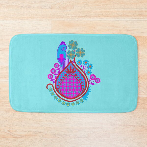 Item preview, Bird in an Indian Garden Floral Ethnic Design designed and sold by Anna Lemos.