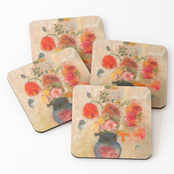 Item preview, Large Vase with Flowers (1912) by Odilon Redon designed and sold by BossyCatHome.