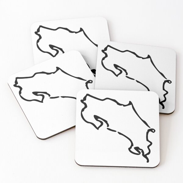 Item preview, Costa Rica Minimalistic Country Outline designed and sold by Natamus.