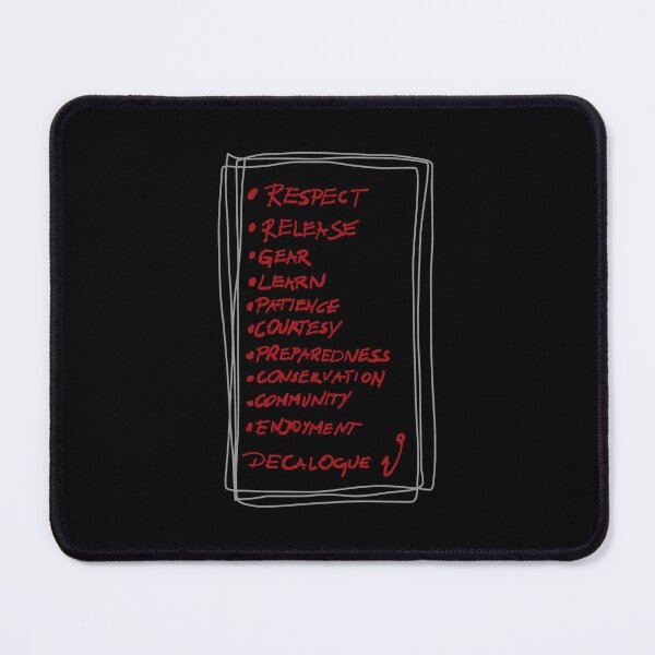 Item preview, Fly fishing decalogue designed and sold by Teescount.