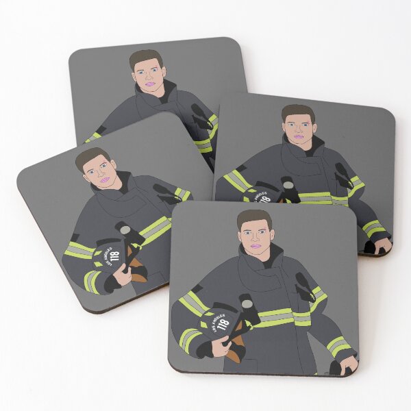 Item preview, firefighter evan "buck" buckley designed and sold by mariamstuff.