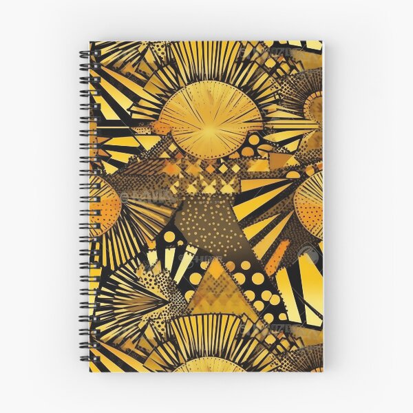 Item preview, Art Deco Sunburst Motifs Pattern designed and sold by RooArtistry.