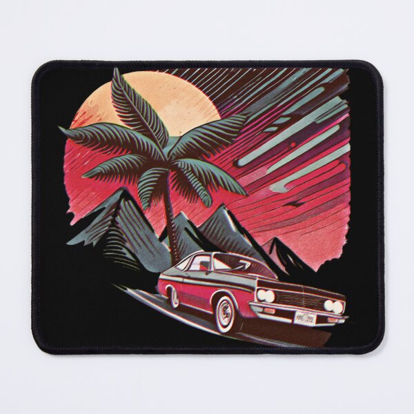 Item preview, Retrowave Car designed and sold by Night0wls.