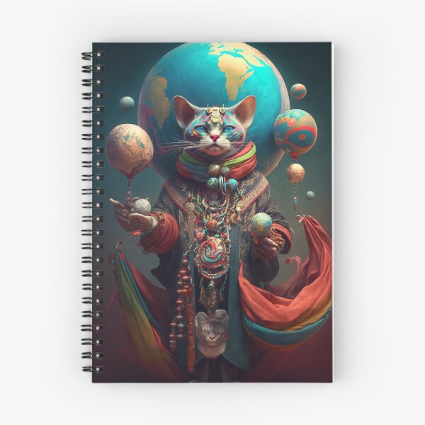 Item preview, Environmentalist Cyberpunk Cat celebrating Earth Day - surrealist AI Generated Art designed and sold by Flowsaiartshop.