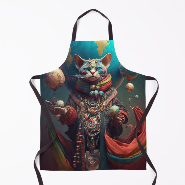 Item preview, Environmentalist Cyberpunk Cat celebrating Earth Day - surrealist AI Generated Art designed and sold by Flowsaiartshop.