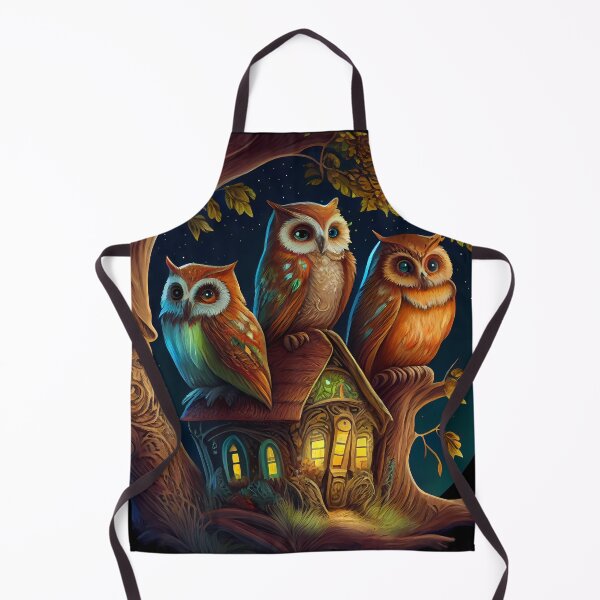 Aperçu de l'œuvre Three Owls : Children's Illustration Style créée et vendue par MTJ-Mushrooms.