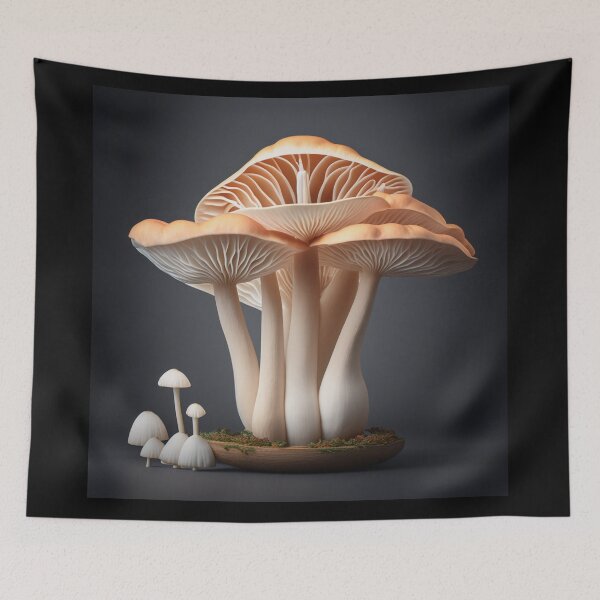 Item preview, King Oyster Mushroom Art Collection designed and sold by BeerBot.