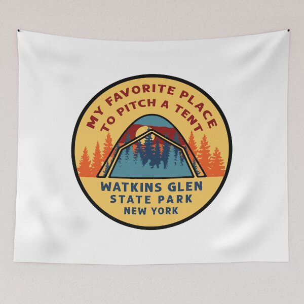Item preview, Watkins Glen State Park New York Tent Patch designed and sold by VanyaKar.