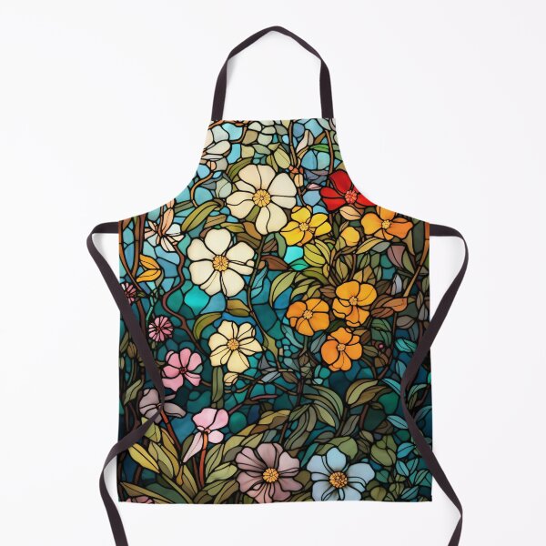 Item preview, Floral Stained Glass Window Pattern designed and sold by NianderQuinn.