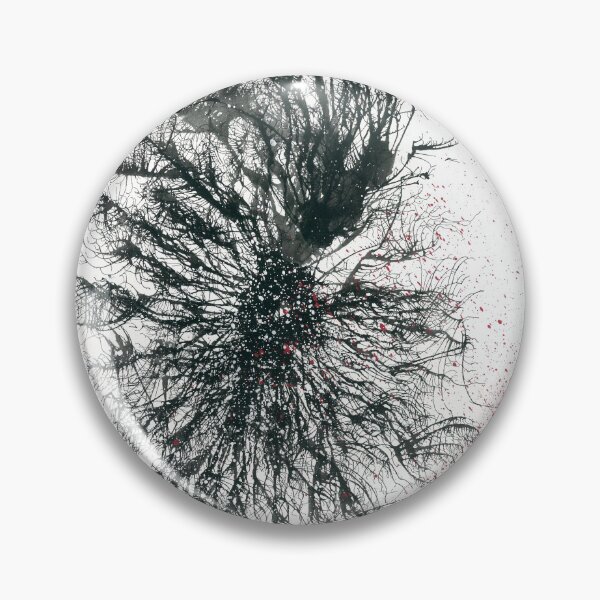 Item preview, Black Hole Cosmology #674 Bold Unique New Age 5D Original Hand-painted OOAK Abstract Painting In Red Black And White Inspired By Brain Cells Neurons Neuroscience Biology Free Energy Universe Space Art designed and sold by Rainbow Artist Orlando L.