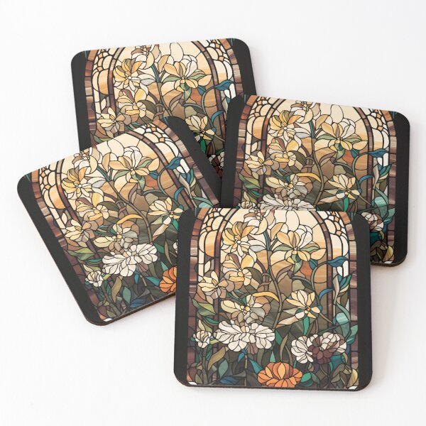 Item preview, Copy of Floral Stained Glass Window Pattern designed and sold by NianderQuinn.