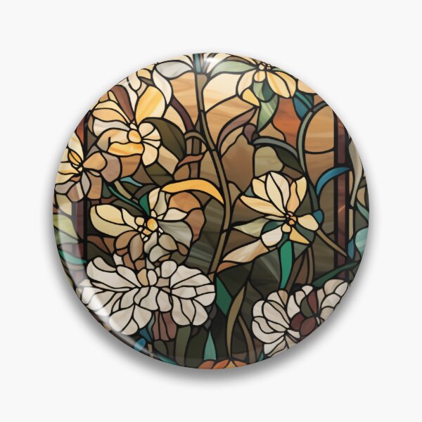 Item preview, Copy of Floral Stained Glass Window Pattern designed and sold by NianderQuinn.