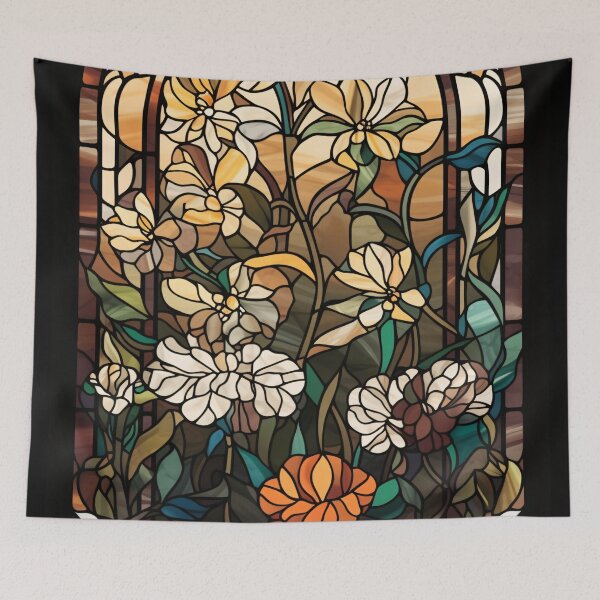 Item preview, Copy of Floral Stained Glass Window Pattern designed and sold by NianderQuinn.
