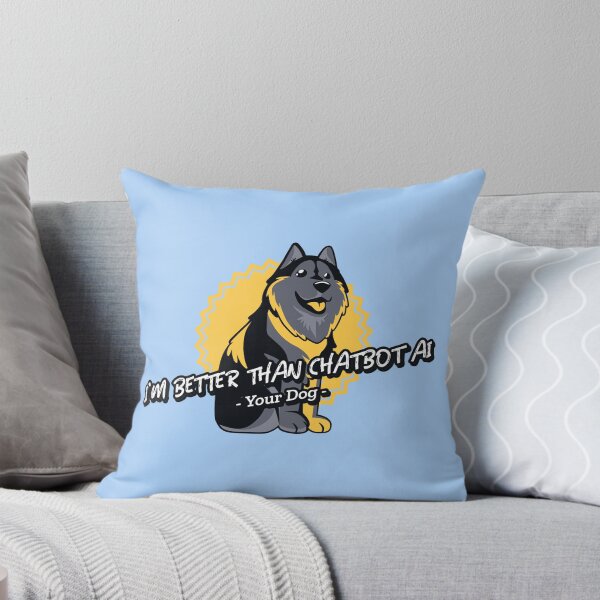 Item preview, better than chatbot AI - happy husky dog designed and sold by PositiveIdeas.