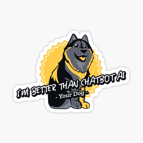Item preview, better than chatbot AI - happy husky dog designed and sold by PositiveIdeas.