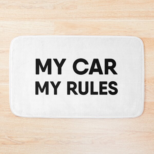 Item preview, My Car My Rules Car sticker design designed and sold by RiciPaneto.