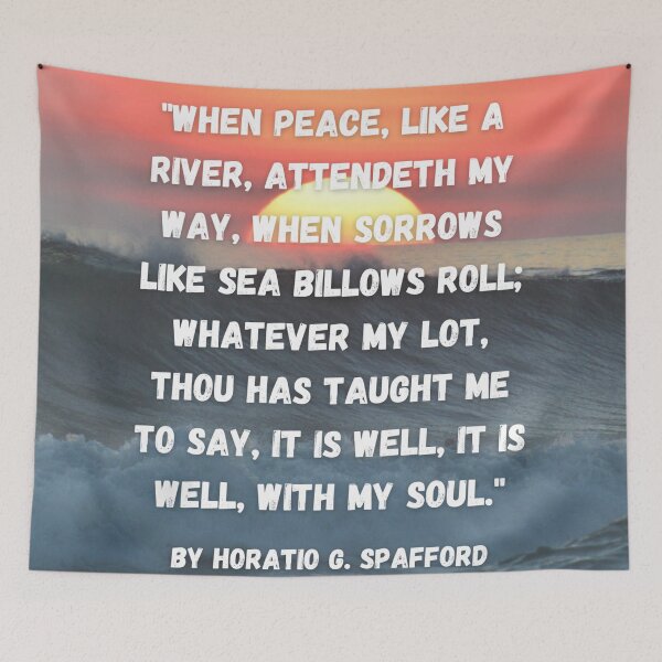 Item preview, It Is Well With My Soul ~ Hymn designed and sold by RhondaCGoins.