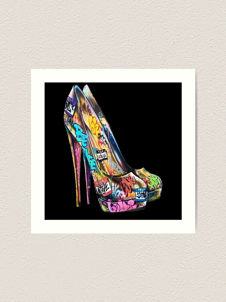 Graffiti heels hotsell