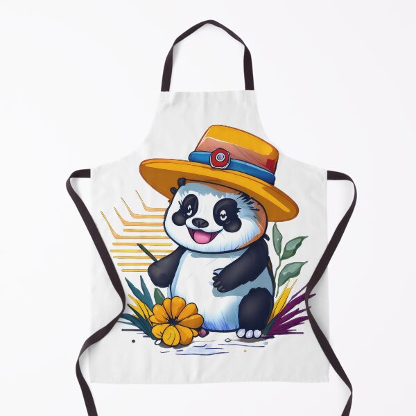 Item preview, A cute panda wearing a hat designed and sold by Aiartly.