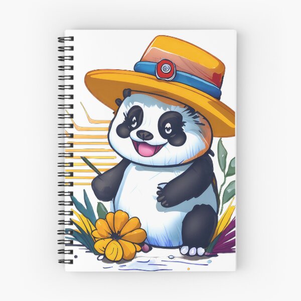 Item preview, A cute panda wearing a hat  designed and sold by Aiartly.