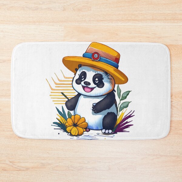 Item preview, A cute panda wearing a hat  designed and sold by Aiartly.