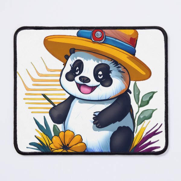 Item preview, A cute panda wearing a hat designed and sold by Aiartly.