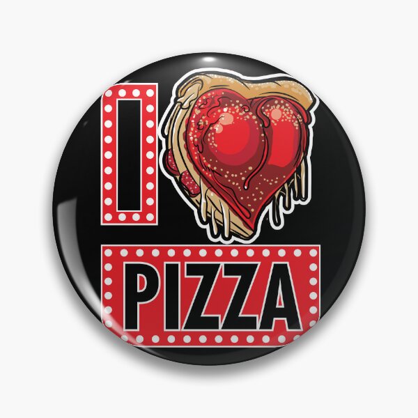 Item preview, I Love or Heart Pizza designed and sold by eShirtLabs.