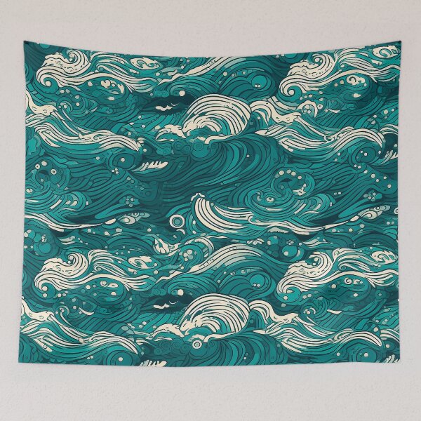 Item preview, Undulating Currents designed and sold by SweetRepeat.