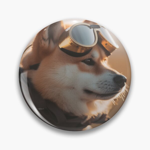 Item preview, "Adventure Awaits with Shiba Inu Aviators" designed and sold by Mykhailov.