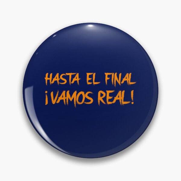 Item preview, Hasta el Final ¡Vamos Real! Geo Orange designed and sold by VRedBaller.