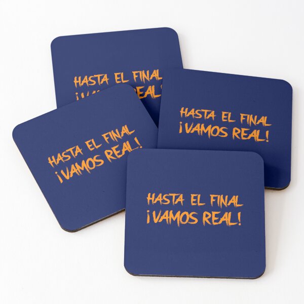Item preview, Hasta el Final ¡Vamos Real! Geo Orange designed and sold by VRedBaller.