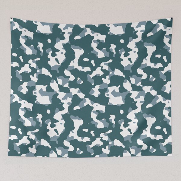 Item preview, Teal Urban Camouflage designed and sold by Grav1n.