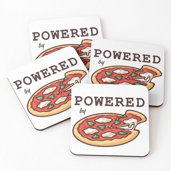 Item preview, Powered by Pizza designed and sold by UA-Shirts.