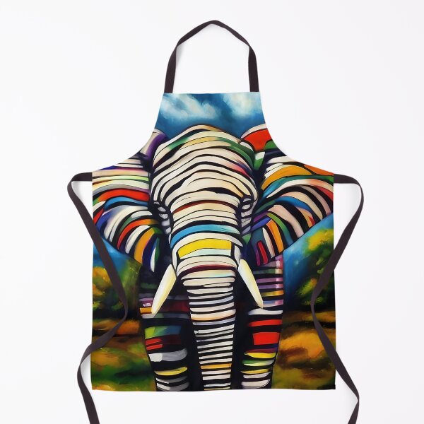 Item preview, Stripey Elephant in Africa designed and sold by Steeshirts.