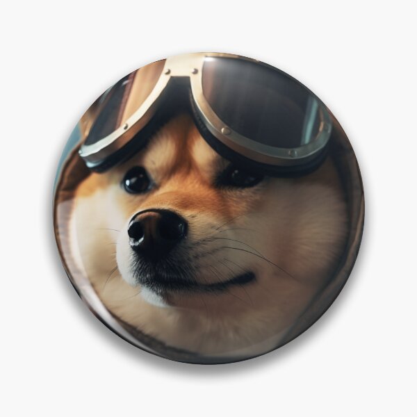 Item preview, "Adventure Awaits with Shiba Inu Aviators" designed and sold by Mykhailov.