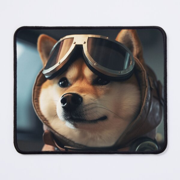 Item preview, "Adventure Awaits with Shiba Inu Aviators" designed and sold by Mykhailov.