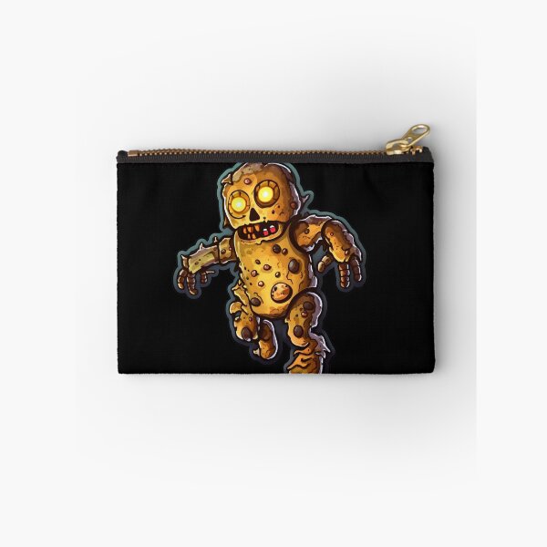 Item preview, Metallic Robot Sticker - Rusty Anxious Cartoon Drawing designed and sold by Figuradam.