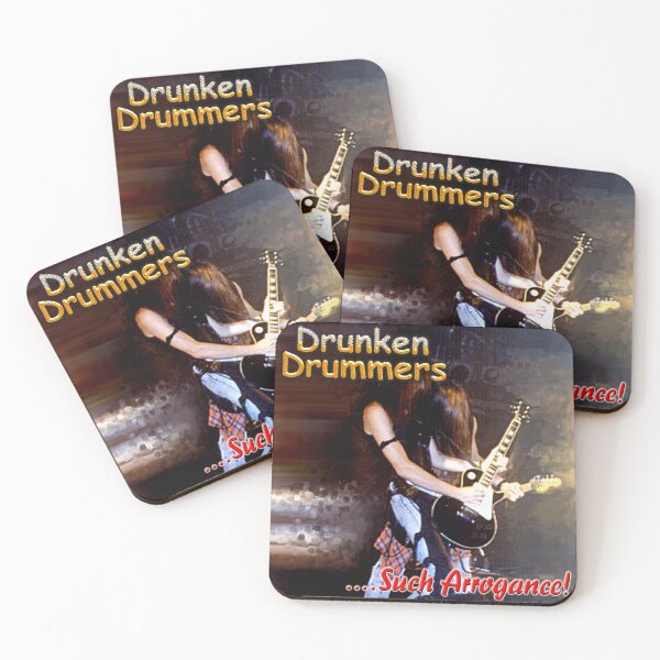 Item preview, The Drunken Drummers ...Such Arrogance! album cover designed and sold by Ringmaster666.