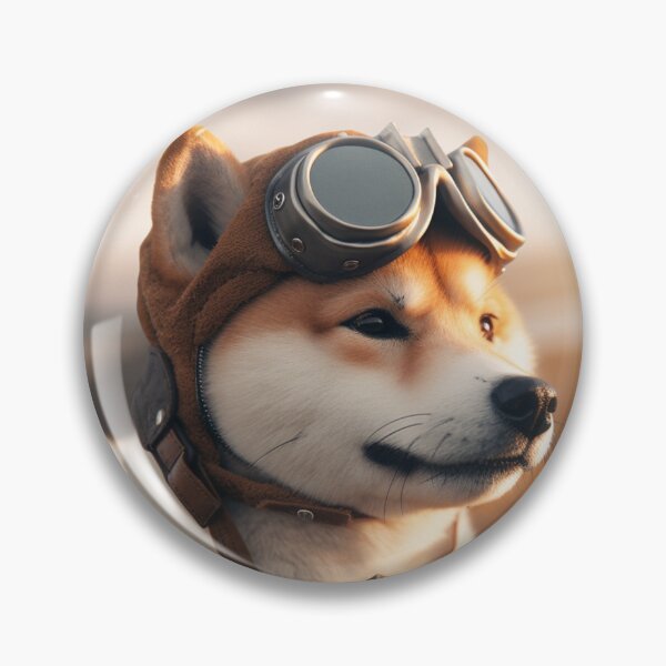 Item preview, "Adventure Awaits with Shiba Inu Aviators" designed and sold by Mykhailov.