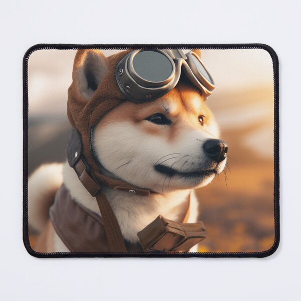 Item preview, "Adventure Awaits with Shiba Inu Aviators" designed and sold by Mykhailov.