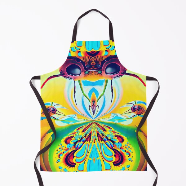 Item preview, *Funny Abstract Bee On A Sunflower Summer Blue Sky Painting* designed and sold by Ralek.