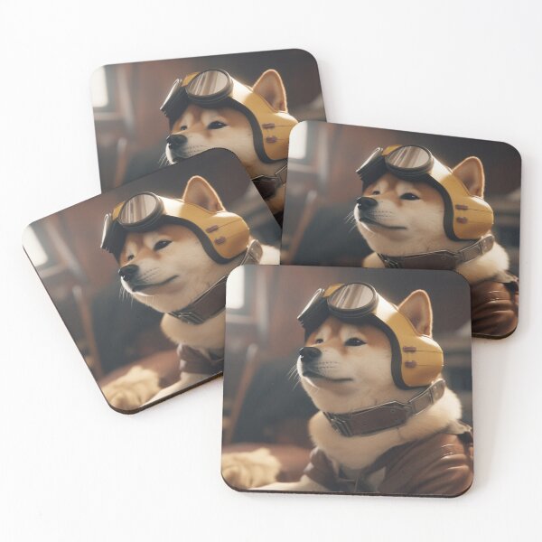 Item preview, "Adventure Awaits with Shiba Inu Aviators" designed and sold by Mykhailov.